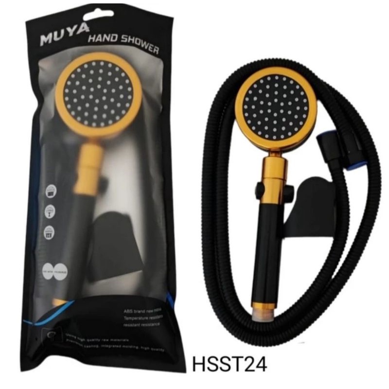 Hand Shower Black Gold Hand shower mandi black Gold