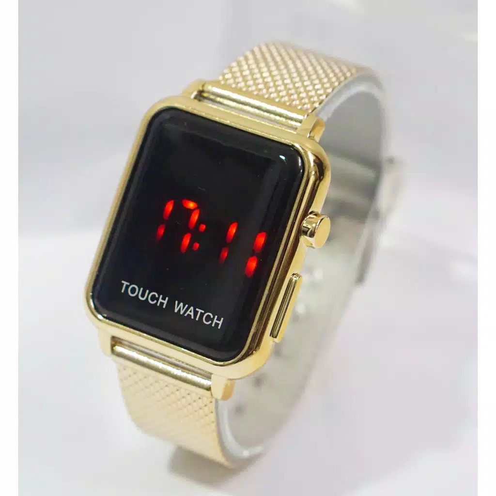 PA JAM TANGAN TALI RUBBER TOUCH SCREEN IMPORT LCD LED DIGITAL AP022