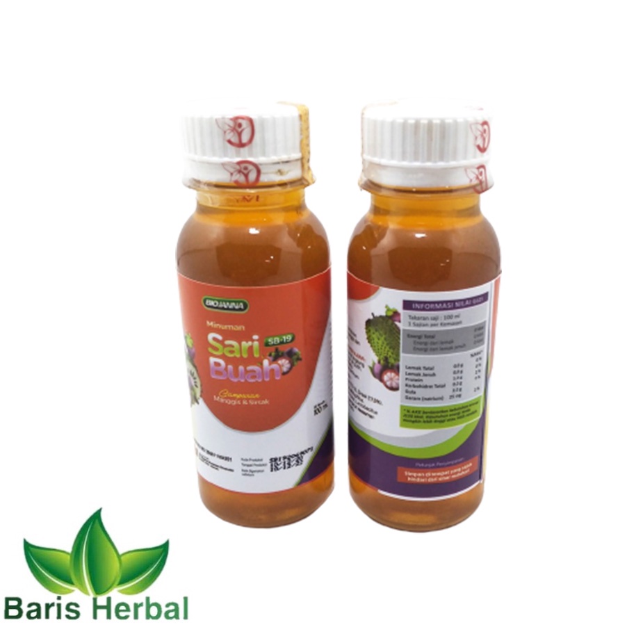 

Minuman Sari Buah Bio Janna 100 ML I Sari Buah Campuran Manggis Dan Sirsak