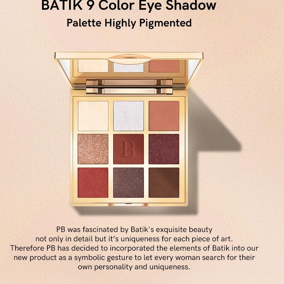 Pesan cepat--Premiere Beaute BATIK Eye Shadow Palette All-in-one Blusher Highlighter Curious Crimson