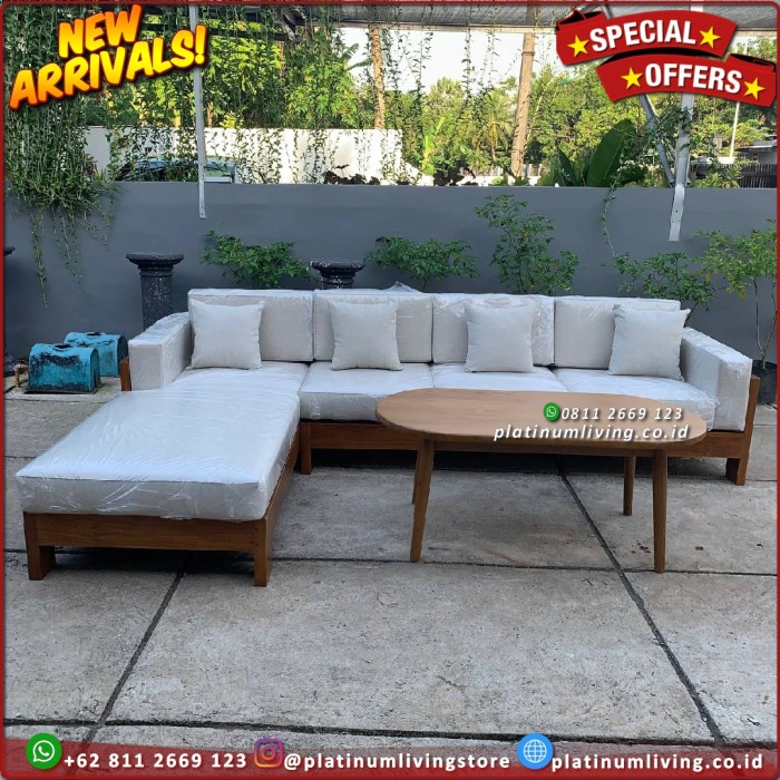 Kursi Sofa Jati Minimalis, Sofa Tamu Jati Modern, Kursi Tamu Meja Jati
