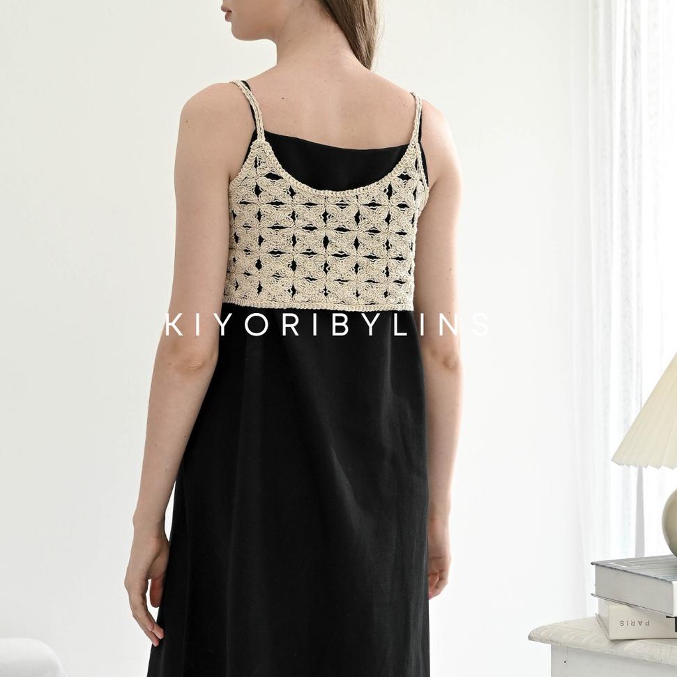 "SWZ.18Oc22ᴿ" OLLIE CROCHET VEST RAJUT RAJUT KNIT TANK TOP