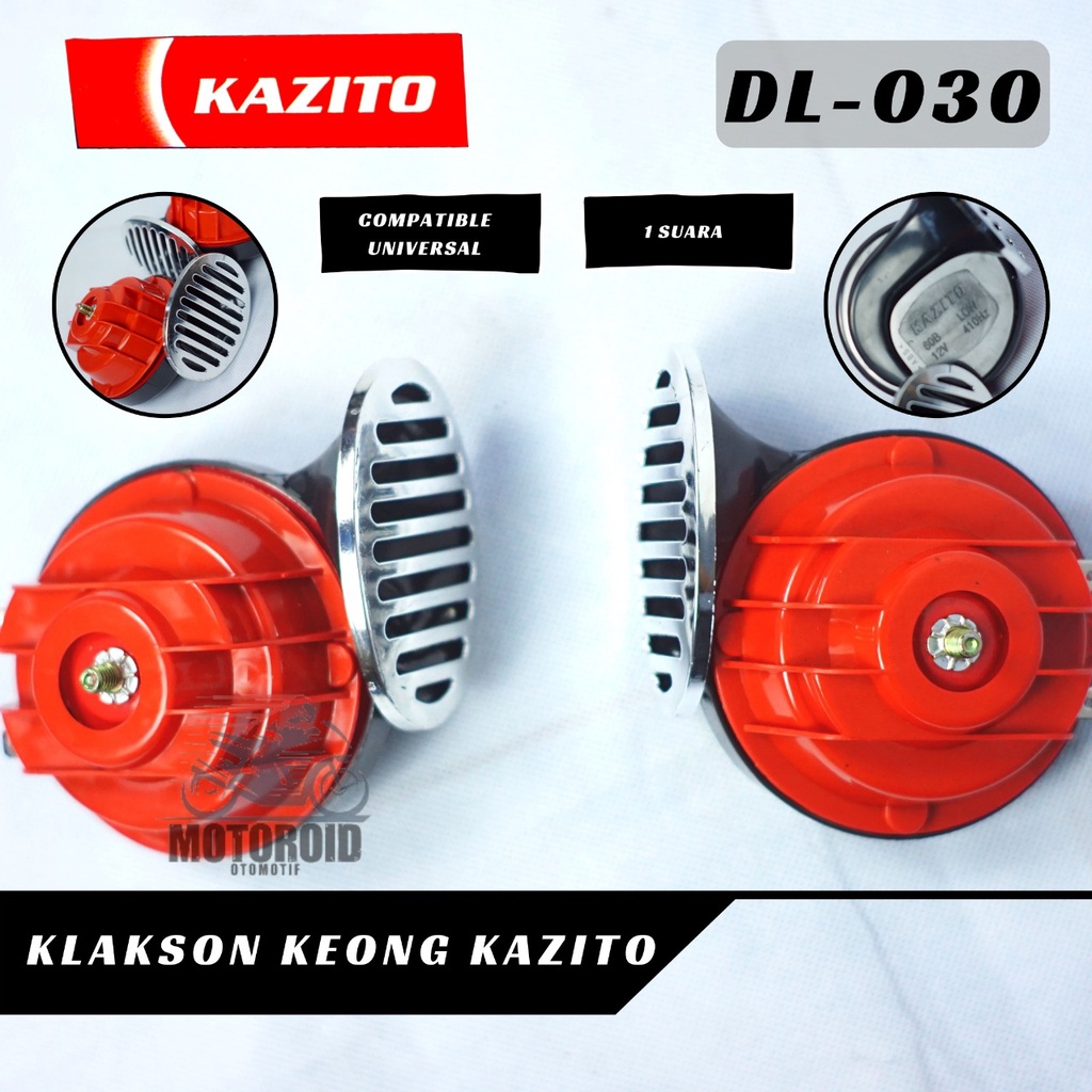 KLAKSON TWINS STONE KAZITO 030 WATERPROF 12V BASS KLAKSON KEONG DOUBLE KAZITO UNIVERSAL