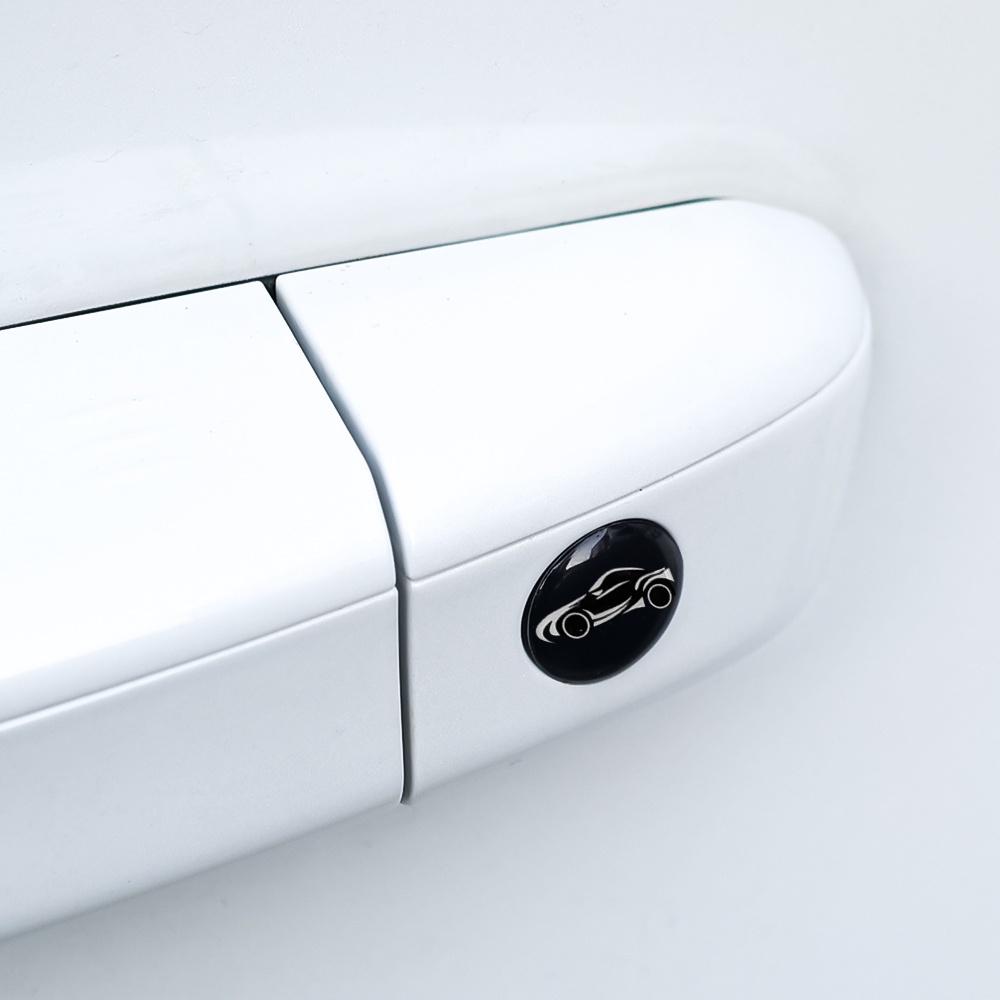 4pcs Stiker Pelindung Lubang Kunci Pintu Mobil Universal Anti Debu