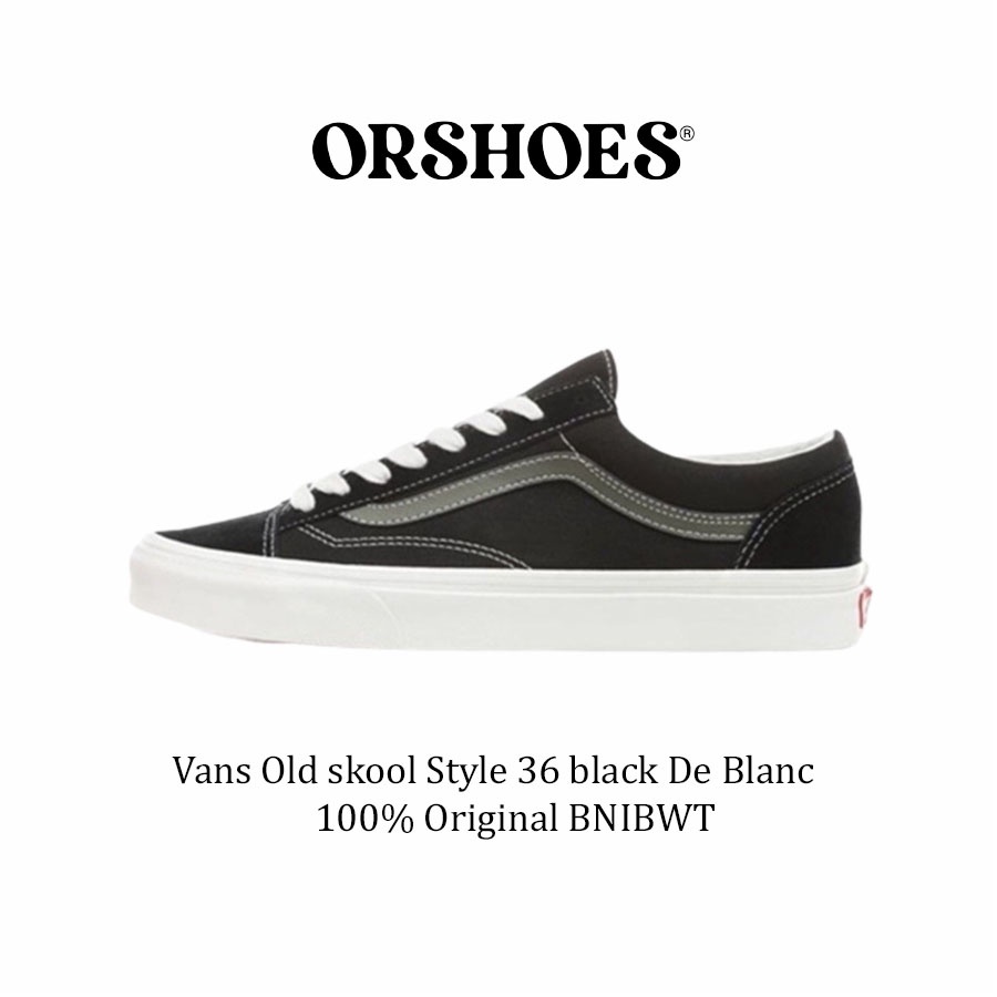 Vans Old skool Style 36 black De Blanc ORIGINAL BNIBWT Made In China Kode Waffle Dt Free Socks