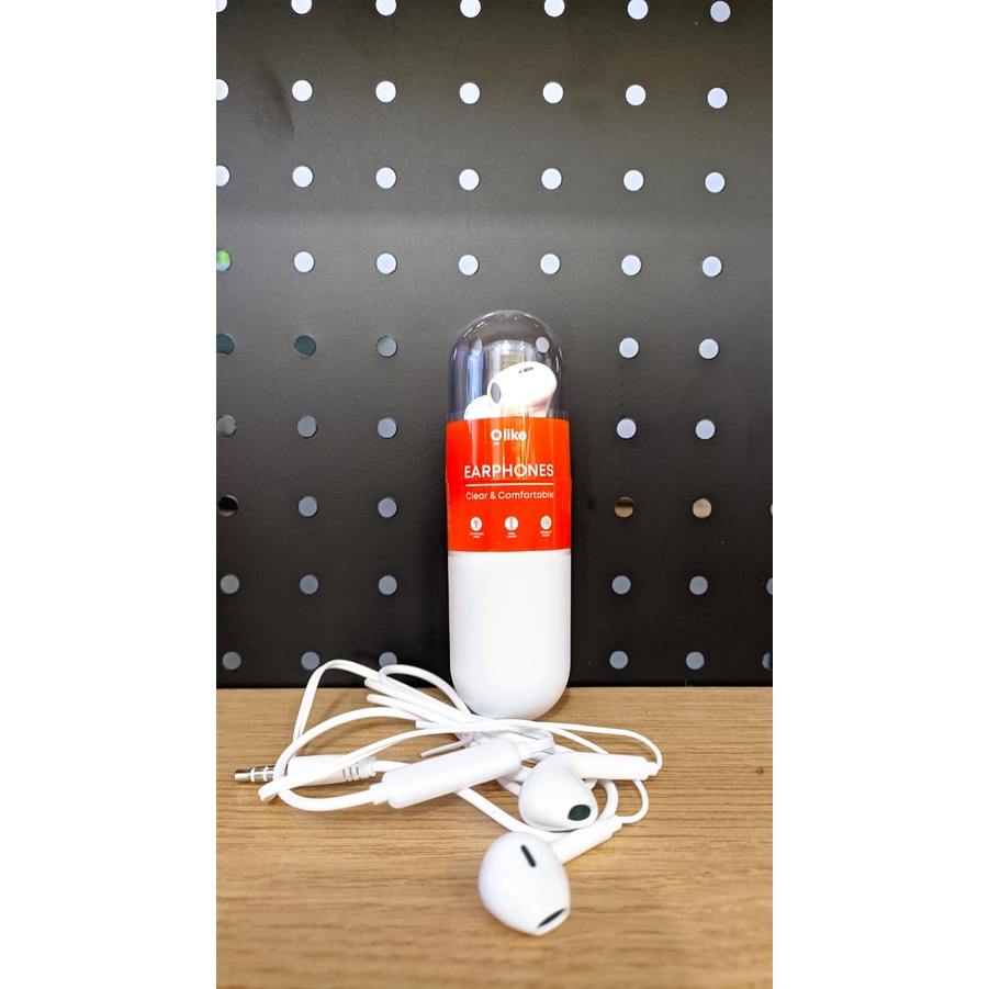 Olike Clear & Comfortable Earphones E30 WHITE