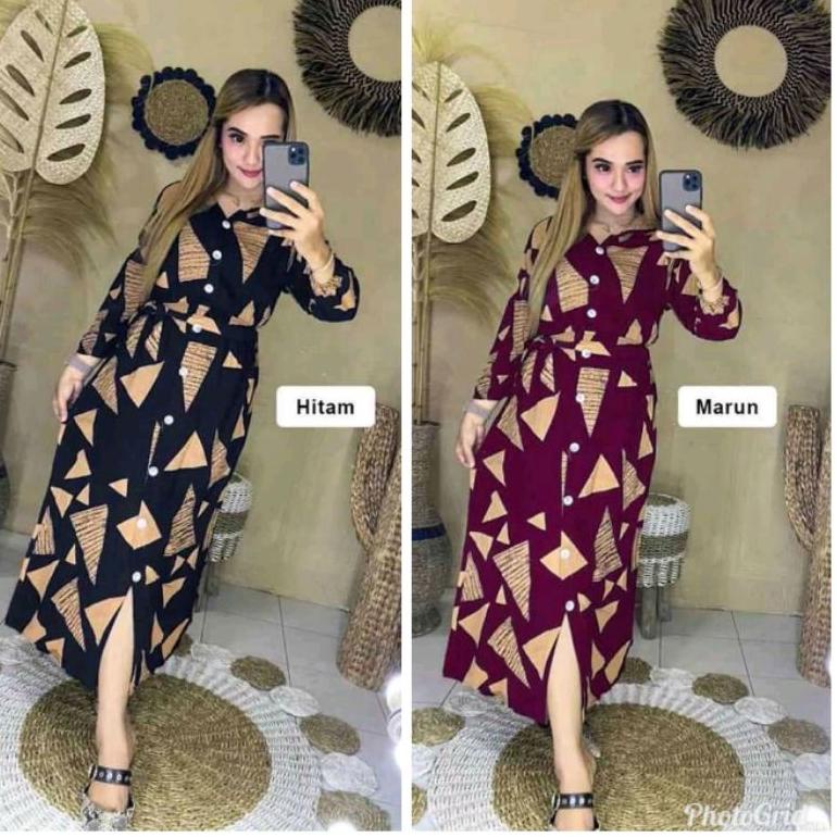 BAJU DASTER WANITA MODEL/DASTER ANDIN MODEL GAMIS LENGAN PANJANG {WGP.18Oc22ᴼ}