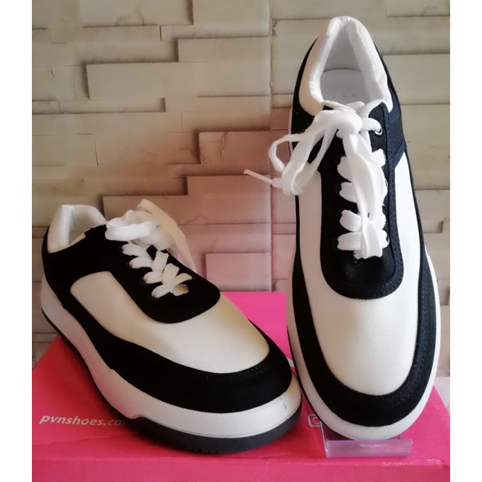 PVN SNEAKERS WANITA BLACK WHITE