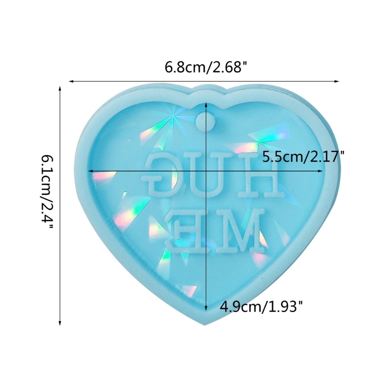 Cetakan Resin Epoxy Untuk Gantungan Kunci / Perhiasan