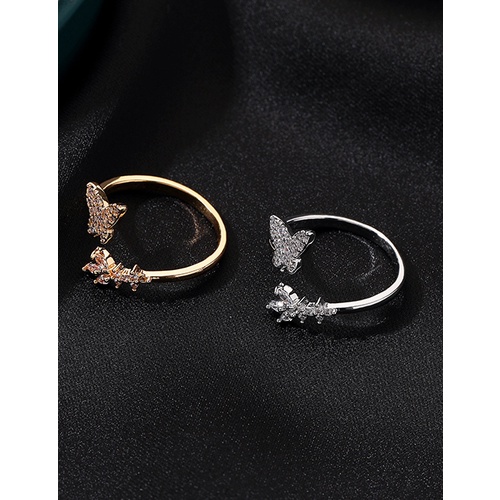 LRC Cincin Fashion Diamond Adjustable Butterfly V3555X