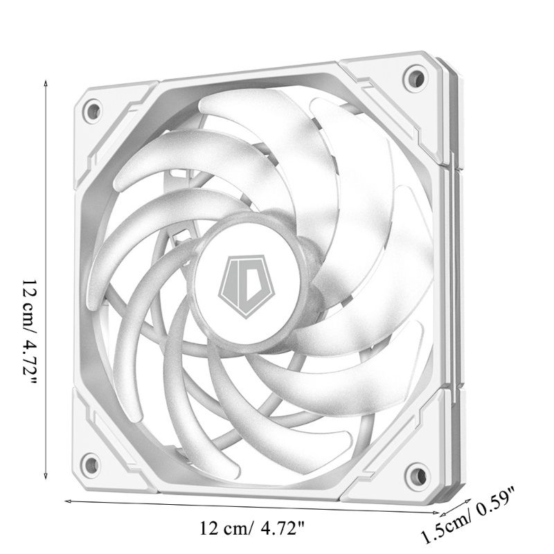 Bt ID-Pendingin NO-12015-XT-ARGB 120mm Case Fan ARGB Fans 5V Konektor 3-PIN Sync