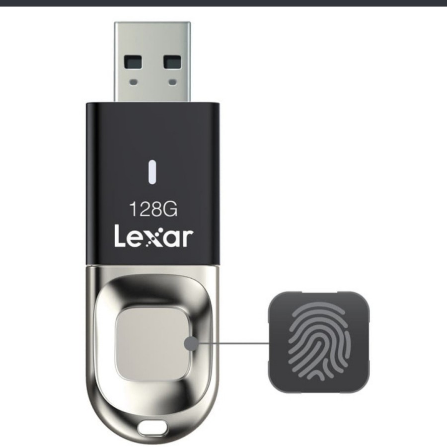 Lexar 128GB JumpDrive F35-FingerPrint USB 3.0