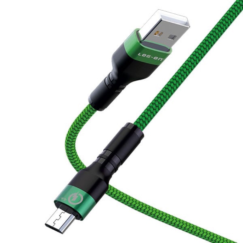 KABEL DATA CHARGER LOG ON MICRO USB 3A LO-CB69 / MAXIMUS QUALCOMM 4+ QUICK CHARGER