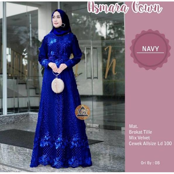 ASMARA GOWN GAMIS PESTA MODERN GAMIS PERNIKAHAN SERAGAM PERNIKAHAN "PLI.18Oc22ᴳ"