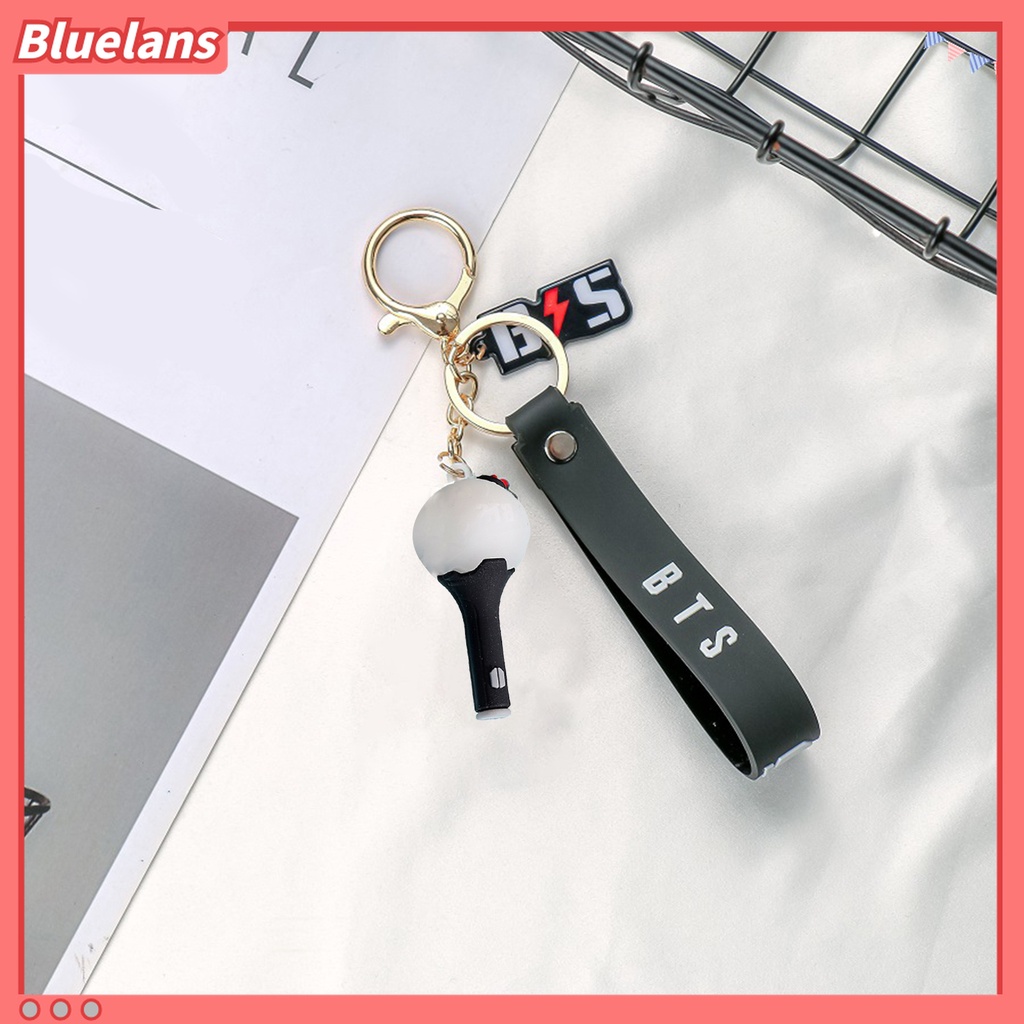 Gantungan Kunci Desain BTS EXO NCT Bahan Silikon Lembut