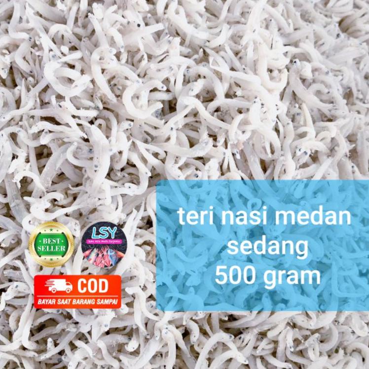 

TrxLl2L6--ikan asin teri nasi medan size sedang 500gr