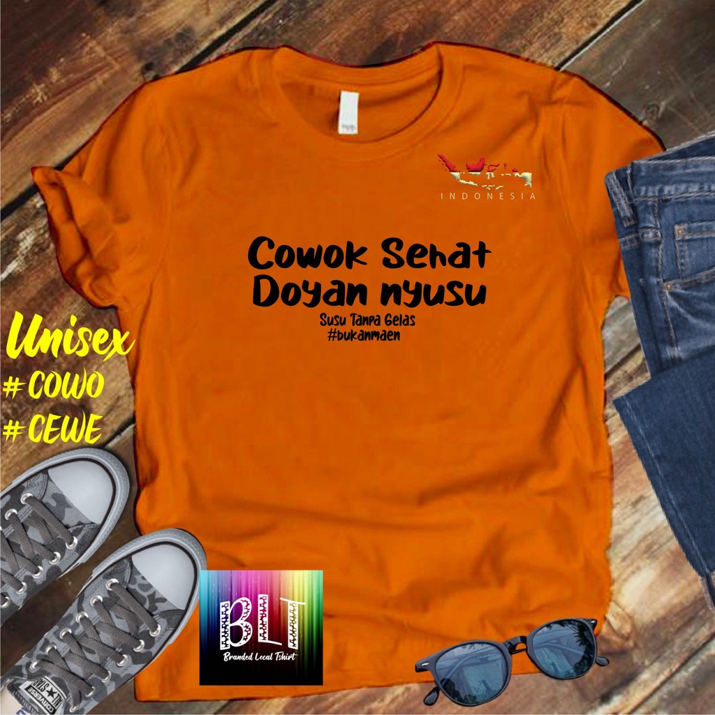 Cod/Promo Diskon Kaos  COWOK SEHAT DOYAN NYUSU  Kaos Terlaris Kualitas Terjamin/Kaos Murah/Kaos Cotton 30s/Kaos katun/Pakaian Pria pakaian Wanita/Kaos Distro Pria/Kaos Pakaian Pria Dan Pakaian Wanita/Kaos Kata2 Lucu/Kaos Viral/Kaos Promo/Best Seller