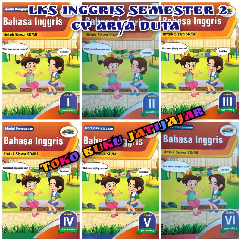 Lks Bahasa Inggris Kelas 1,2,3,4,5,6 Sd Semester 2  Cv Arya Duta Baru