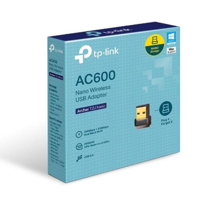 *BEST SELLER* TPLink Archer T2U Nano - AC600 USB Wireless Adapter Archer-T2U-Nano Berkualitas