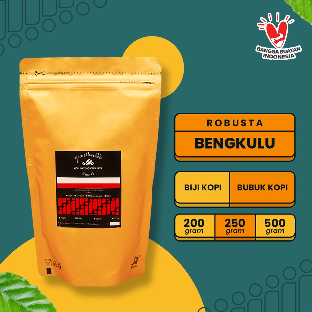 

Kopi Robusta Bengkulu 250gram