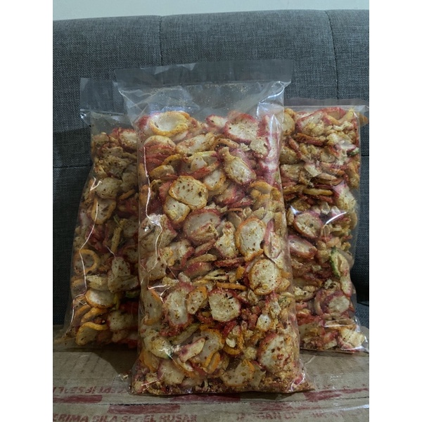 

kerupuk seblak pedas renyah