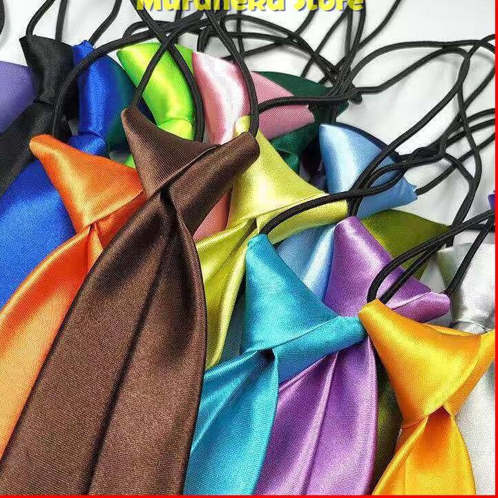 Dasi Anak Instan Hitam Laki Kecil Polos Anak2 Tk Panjang Pesta Balita Cowok Sd Tahun Merah Biru Lucu