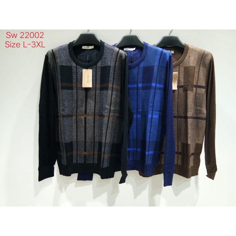 Sweater Pria Sweater Wanita Sweater Rajut Halus Tebal Import (#22002)