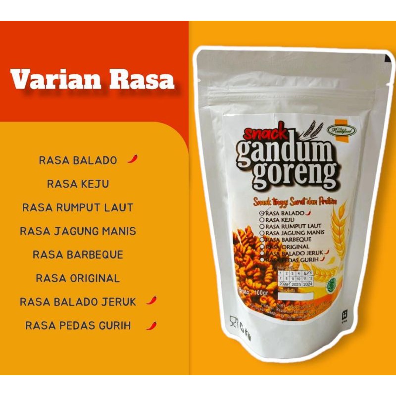 

snack gandum goreng