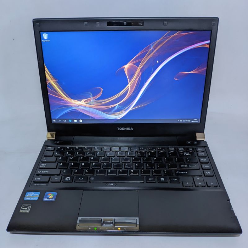 laptop slim/tipis Toshiba portege r830 - core i7 - ram 16gb - ssd 256gb