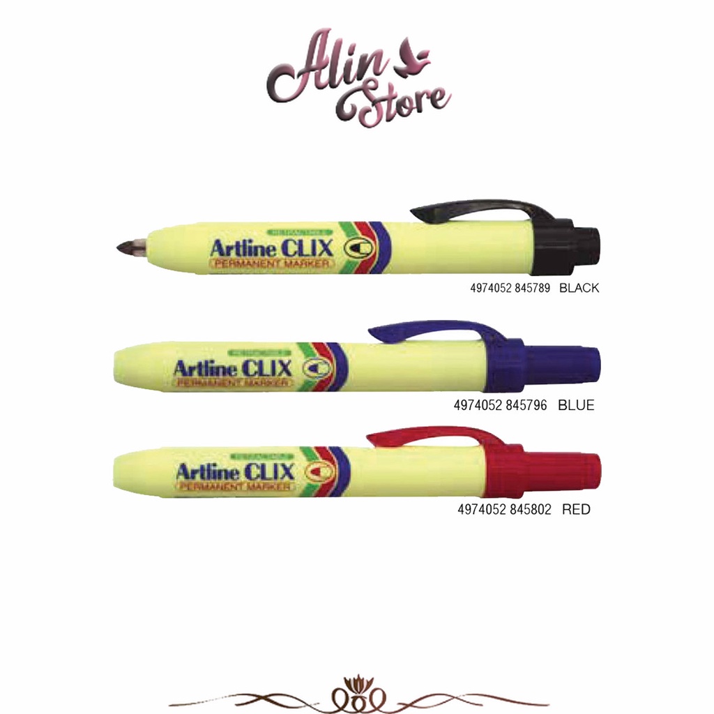 

Spidol Permanent Clix / Cetekan EK - 73 Artline