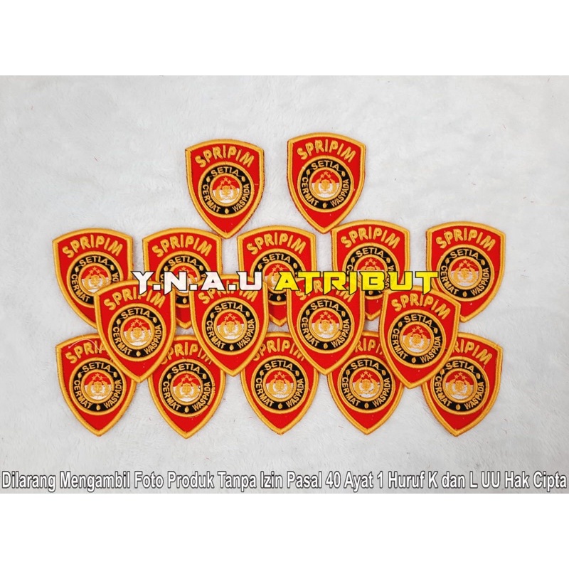 ATRIBUT PDL POLRI/ BET LENGAN PDL SPRIPIM POLRI