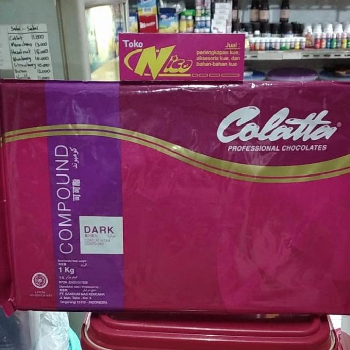 

[COD] colatta compound dark 1kg coklat khusus gojek dan grab [COD]