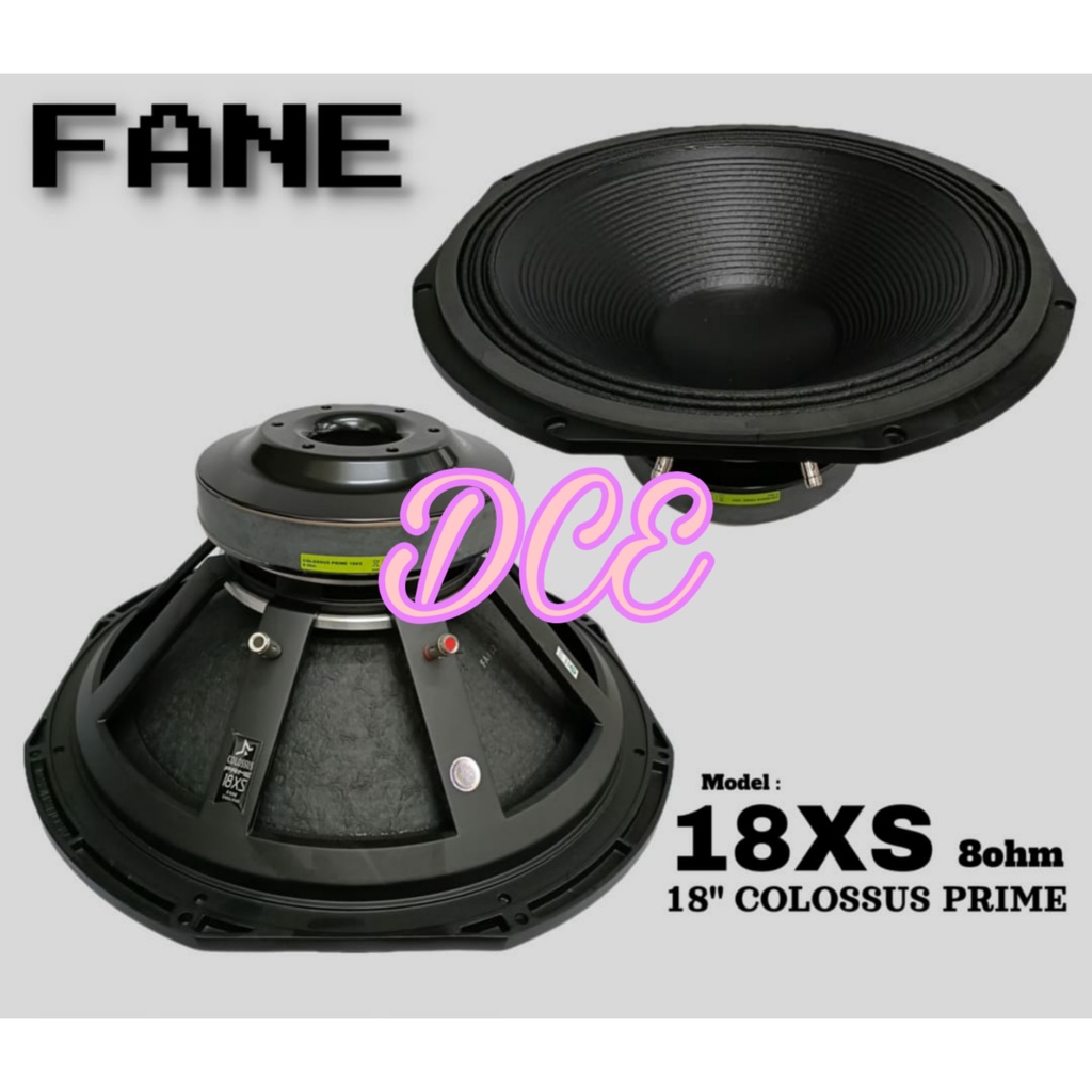 speaker komponen fane colossus 18xs 18 xs 18inch