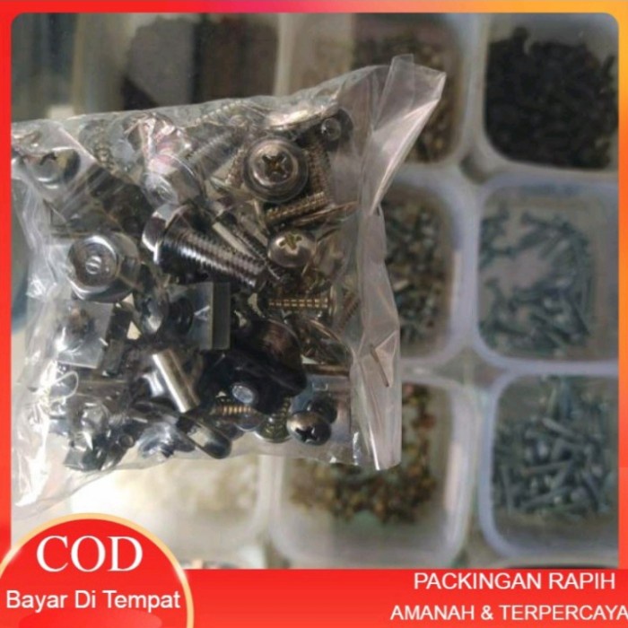 [BISA COD] Baut Full Body Honda Supra X/Supra Fit Lama 100Cc / Perlengkapan Rumah Tangga Murah / Aks