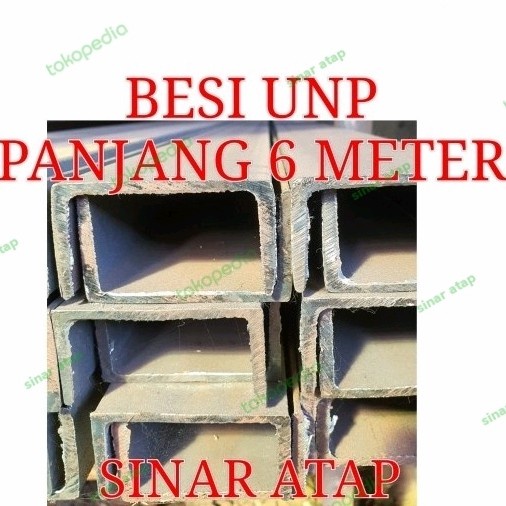 BESI UNP/KANAL U UKURAN 120 PANJANG 6 M
