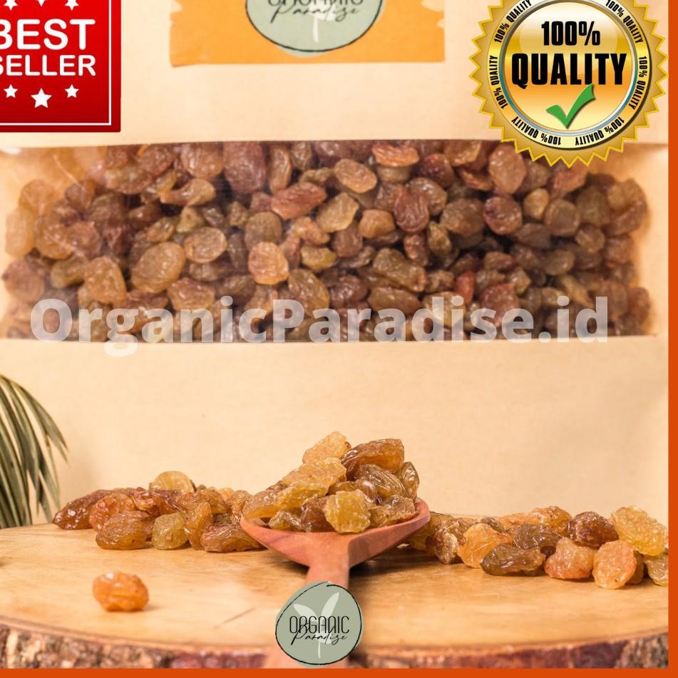 

CODEv2V6h--Golden Raisin 250 gr / Kismis Golden Premium Quality Organic Paradise