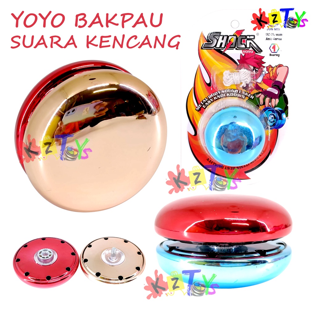 YOYO BAKPAO CHROME SHOCK MAINAN YO YO BAKPAU BESI 1 DAN 3 BEARING