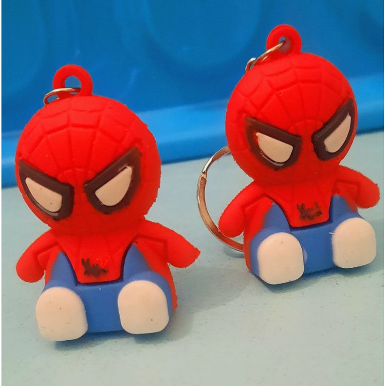 GANTUNGAN KUNCI KARAKTER SPIDERMAN /SOUVENIR/HADIAH/MAINAN ANAK