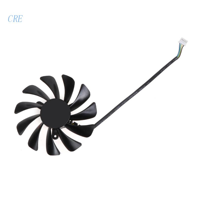 1pc Kipas Radiator Kartu Grafis XY-D10015SH DC12V 0.4A 4Pin Untuk MSI GeForce RTX 2060 AERO ITX Graphics Card VGA