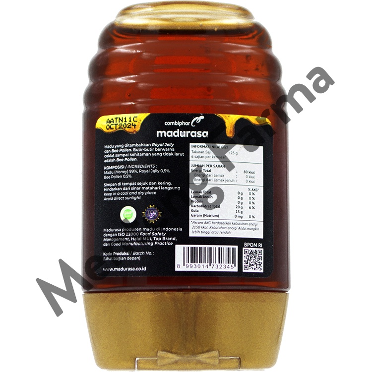 Madurasa Premium 160 Gram - Madu Dengan Royal Jelly dan Bee Pollen