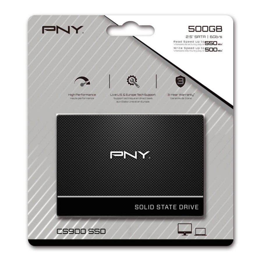 SSD PNY 500GB Sata 2.5&quot; -CS900