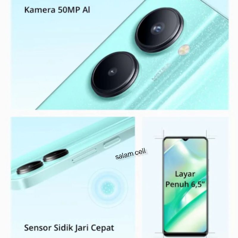 Realme C33 Ram 4+4/128GB Camera 50MP Baterai 5.000mAh Garansi Resmi