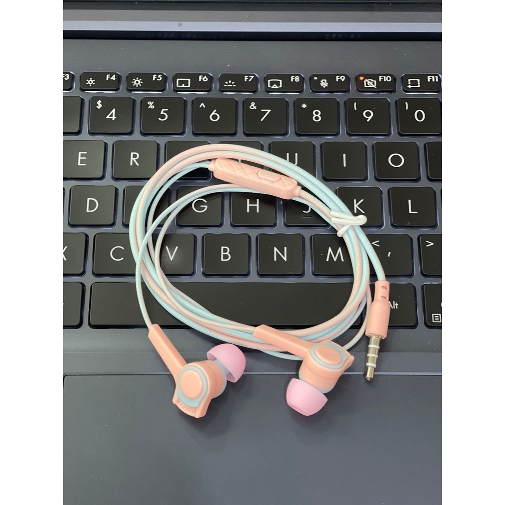 Handsfree U25 Macaron EXTRA BASS HIFI | Two Tone dua Warna / Earphone R2 Macaroon Color Hifi Extra Bass PROMO SEN