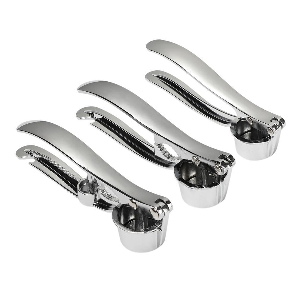 Populer Garlic Press Kitchen Gadget Alat Buah &amp; Sayur Penggiling Mincer Manual Squeeze Corkscrew