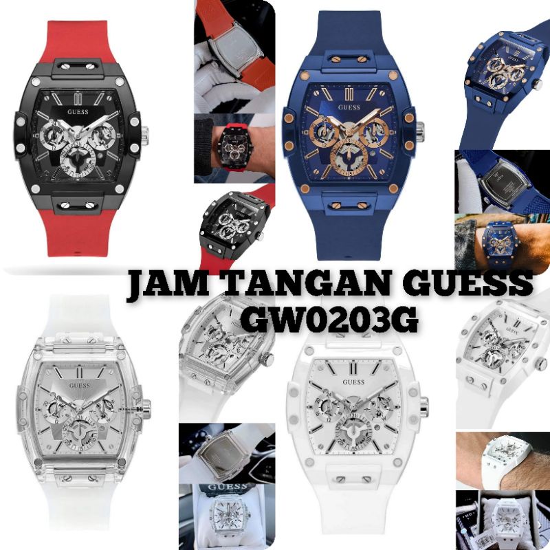 Jam tangan Guess Gw0203G1/2/4/7 karet