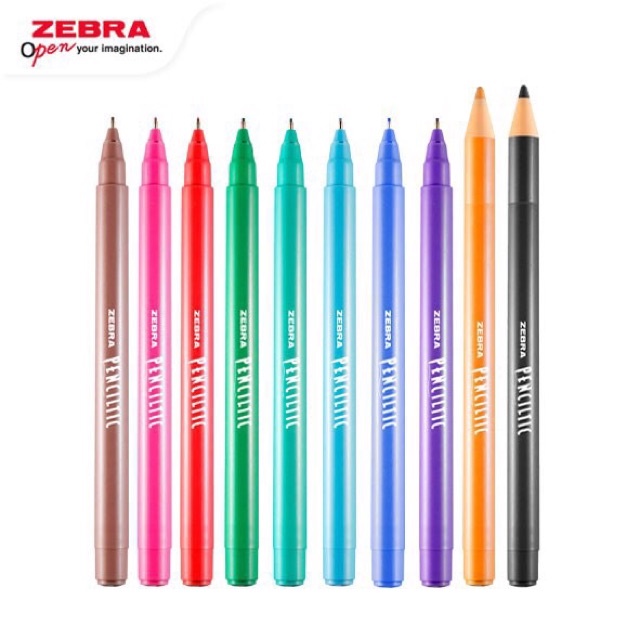 

ZEBRA PENCILTIC FINELINER SUPER FINE 0.4 ASSORTED COLORS / PULPEN BOLPEN HIAS WARNA WARNI