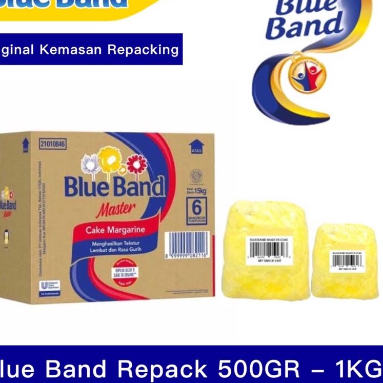 

FLASH SALE BLUEBAND 1KG (REPACK) Margarine Mentega Kiloan Original !!!