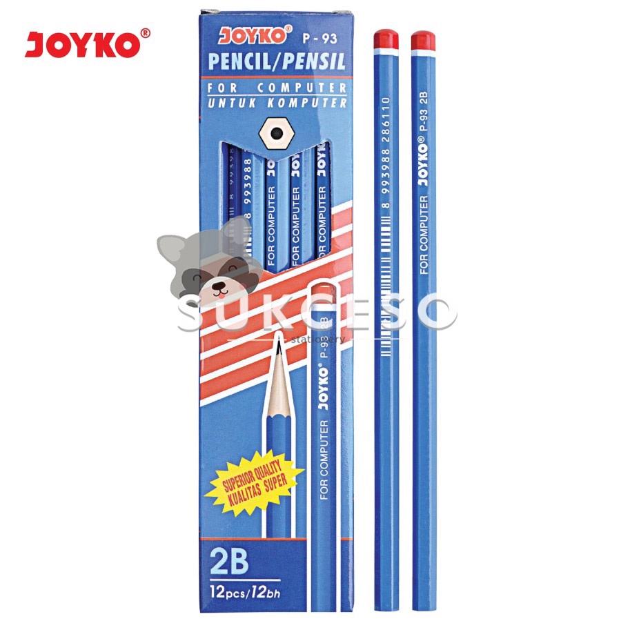 

DIJUAL LUSINAN Joyko Pensil / Pinsil 2B P-93 Murah Berkualitas