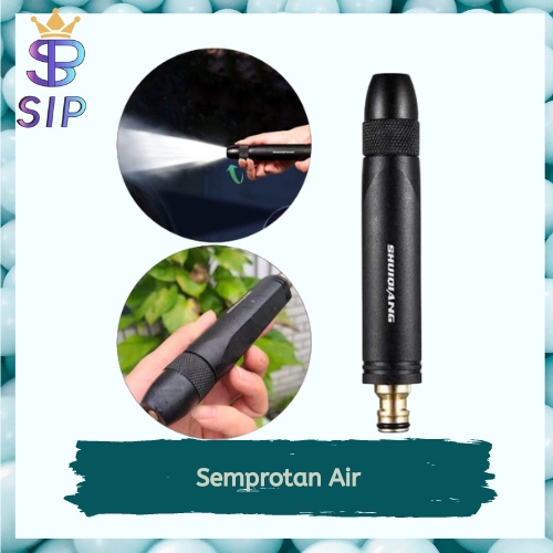 Semprotan Air Kuningan Upgrade Hose Nozzle Spray Steam Semprotan Taman Motor Mobil