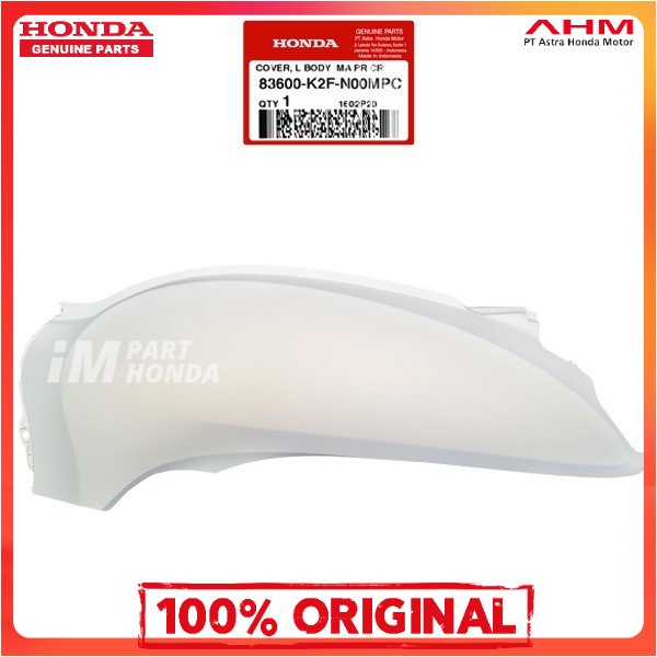 *Ori Ahm  Cover Body KIRI Scoopy eSP K2F Putih Prestige White 83600-K2F-N00MPC 83600K2FN00MPC Terjam